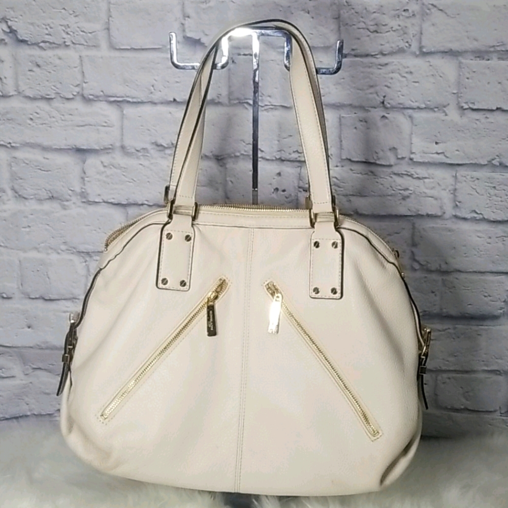 USED CONDITION  Michael Kors Ivory Leather Satchel